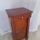 Empire bedside table with walnut columns