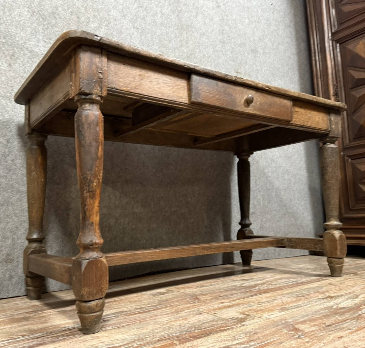 Louis XIII period desk in solid wood
