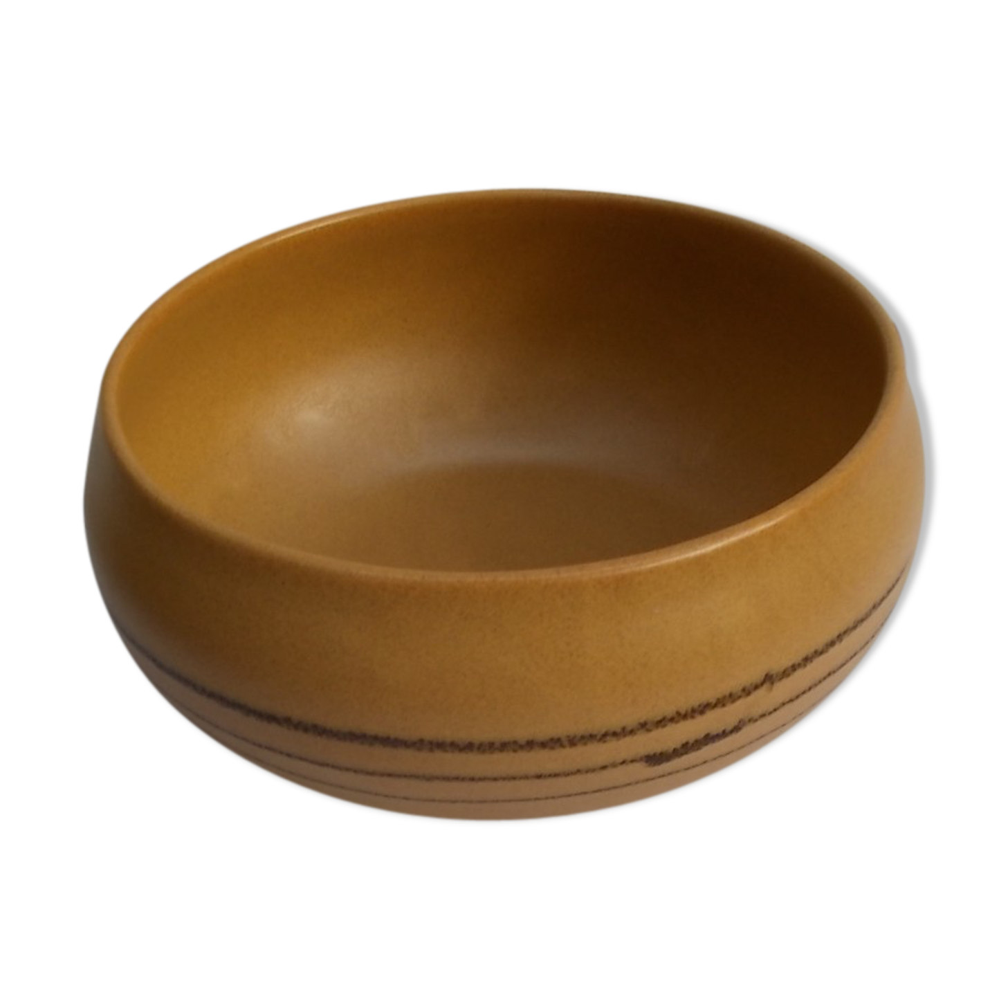 Sarreguemines sandstone salad bowl