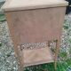 Antique Louis XVI style marquetry bedside table
