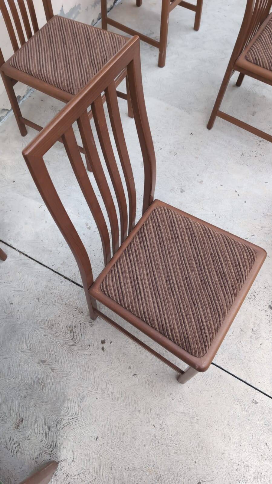 Set of 6 Dining Chairs by Mario Marenco for Mobilgirgi, 70s