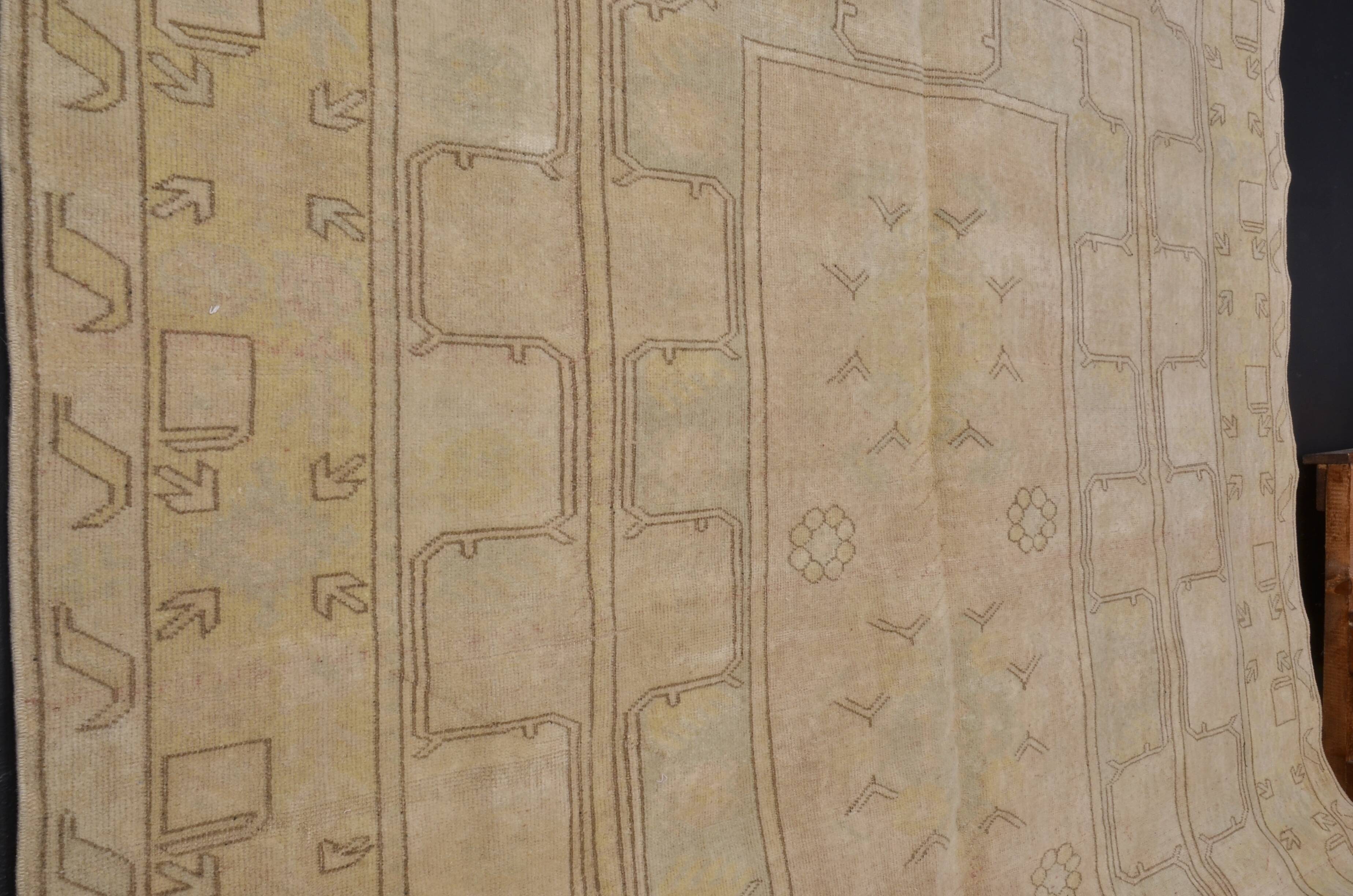 Oushak Vintage Antique Wool Rug sku2403