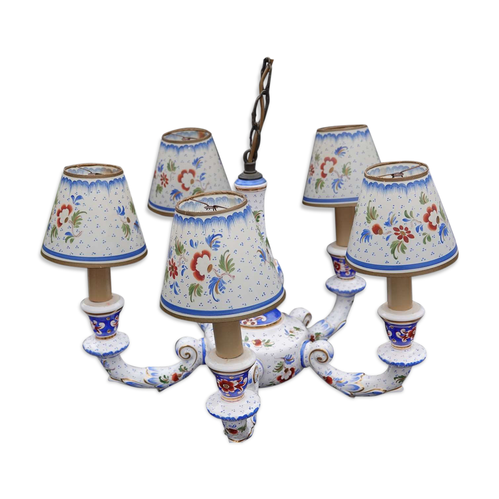 Lustre faïencerie Colas Clamecy | Selency