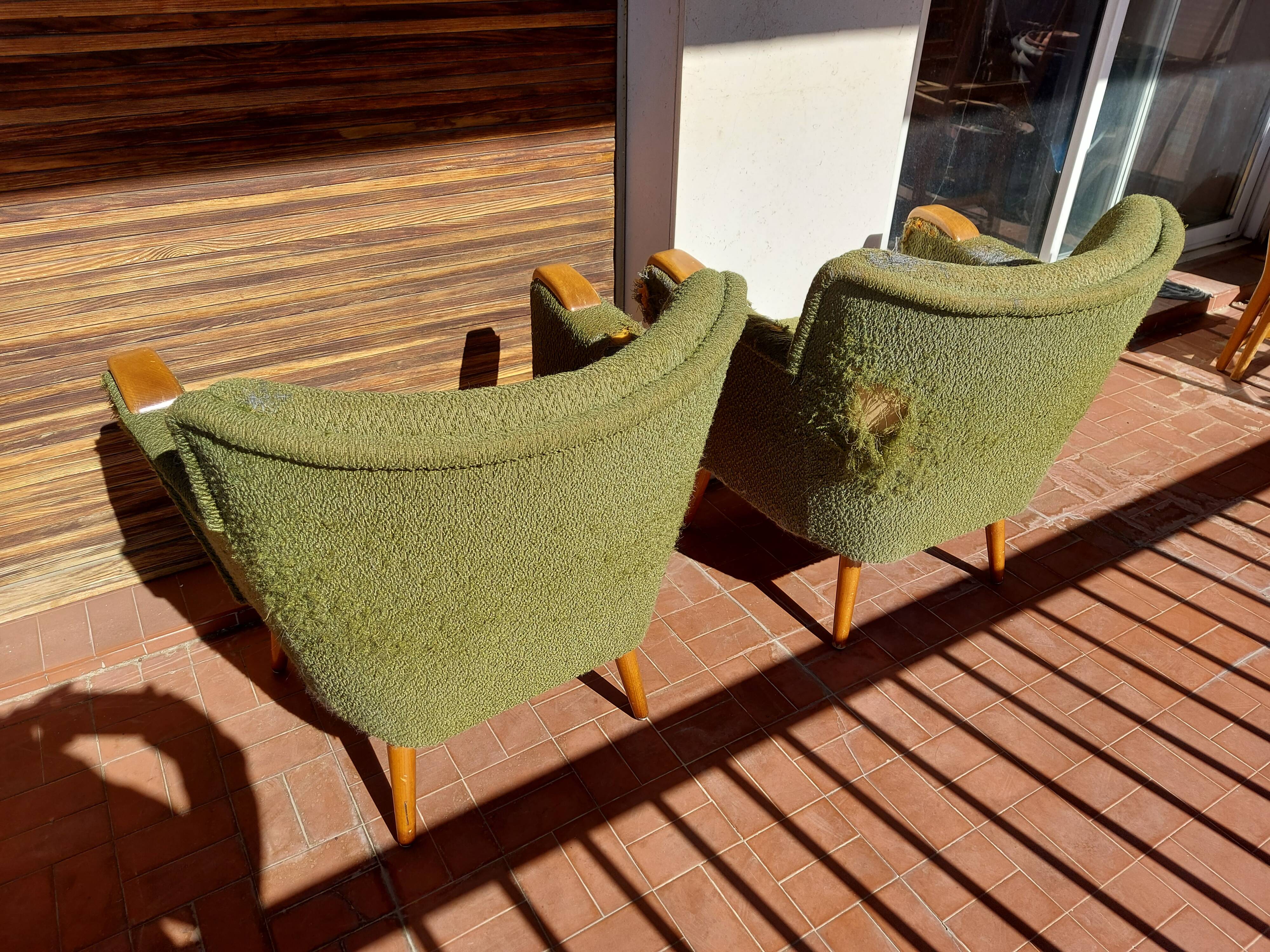 Two authentic vintage auteuils