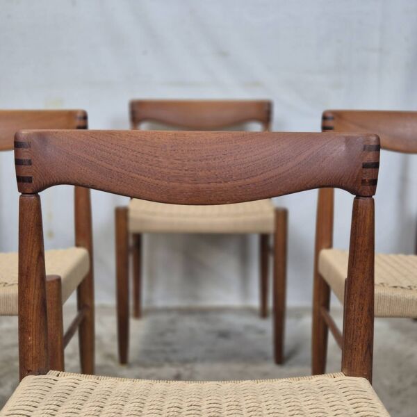 Prix pour 2 chaises ! H.W. Klein, Bramin vintage danois en papercord neuf.