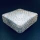 Square Wall Lamp in Glass by RZB Leuchten, 1960s