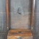 Round antique English oak tilt-top table with wonderful colors