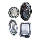 Small vintage platters and presentation forks