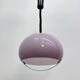 Mid-century purple plastic hanging lamp Harvey Guzzini for Meblo, 1970s