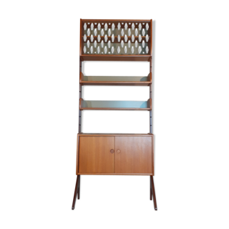 Furniture Of Storage 1 module in Teck "Ergo" by John Texmon, Mid-Century Scandinavian 1960s