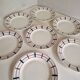 Set of 7 Saint Amandinoise Dessert Plates