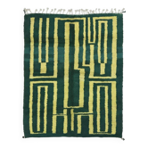 Tapis Contemporain vert - 292 x 255 cm