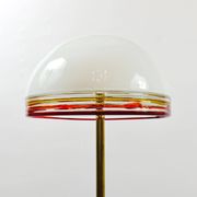 Roberto Pamio Febo floor lamp in marble, brass, and Murano glass by Leucos Italy.