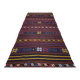 Turkish kilim rug, 407x141 cm, MYK-871