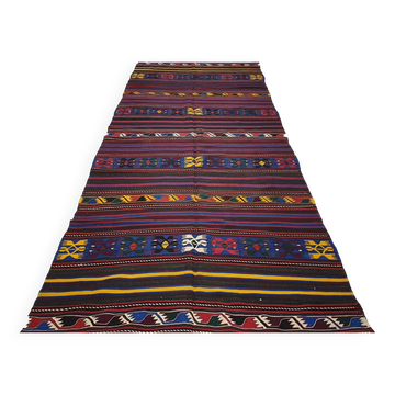 Tapis kilim turc, 407x141 cm, MYK-871