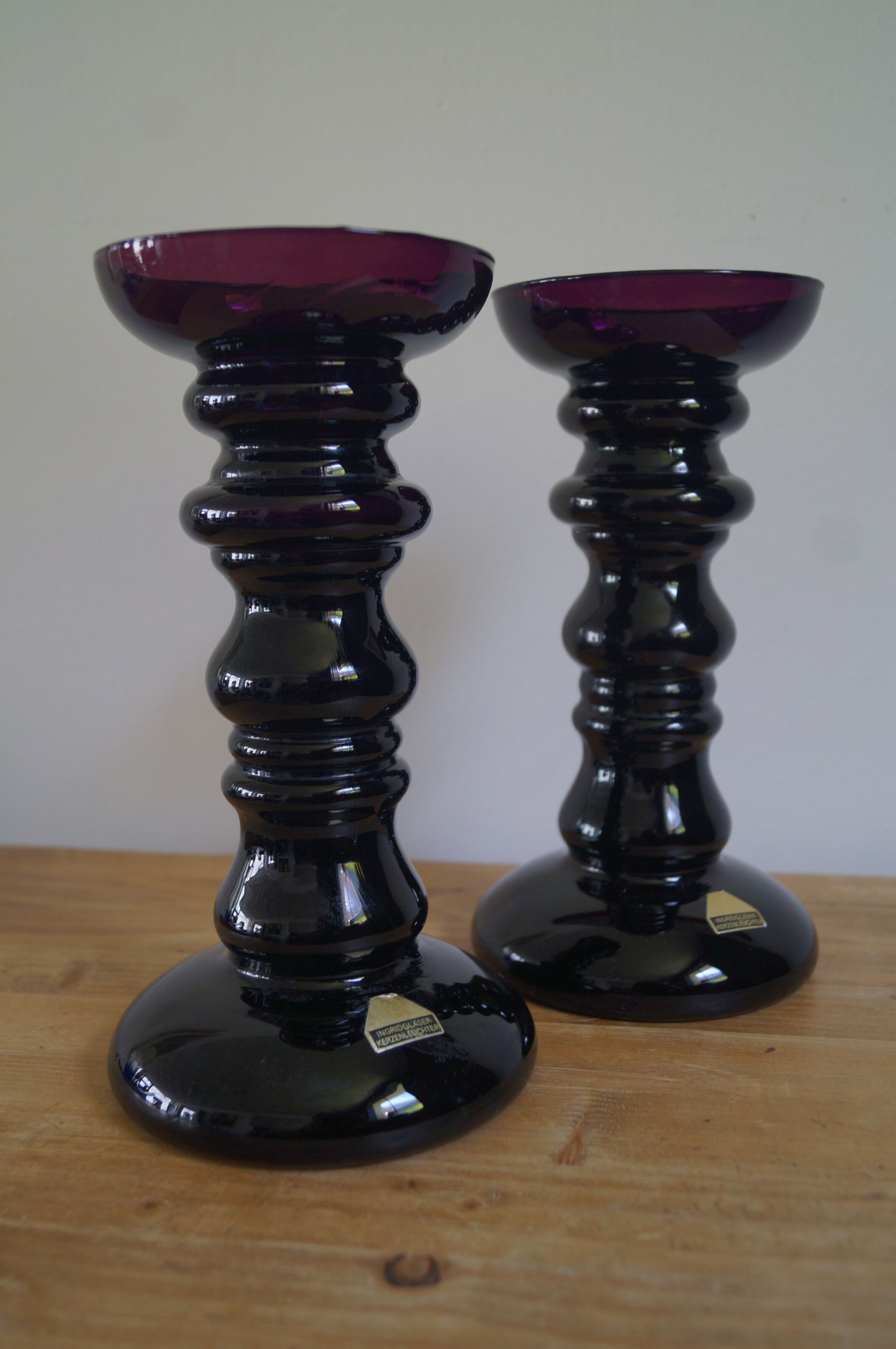Pair of vases Ingrid Glaser 1970