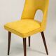 Yellow booster Chair by Leśniewski 1970s