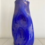 Blue/Gold Murano XL Vase 40cm height