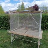 Aviary bird cage wrought iron 20th