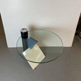 Memphis Postmodern Side Table by Peter Shire for Saporiti, 1980s