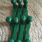 Folding coat rack wooden vintage