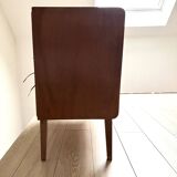 Commode bois et rotin