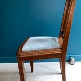 Secretary's office with an art deco chair