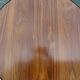 VINTAGE round coffee table in metal and wood