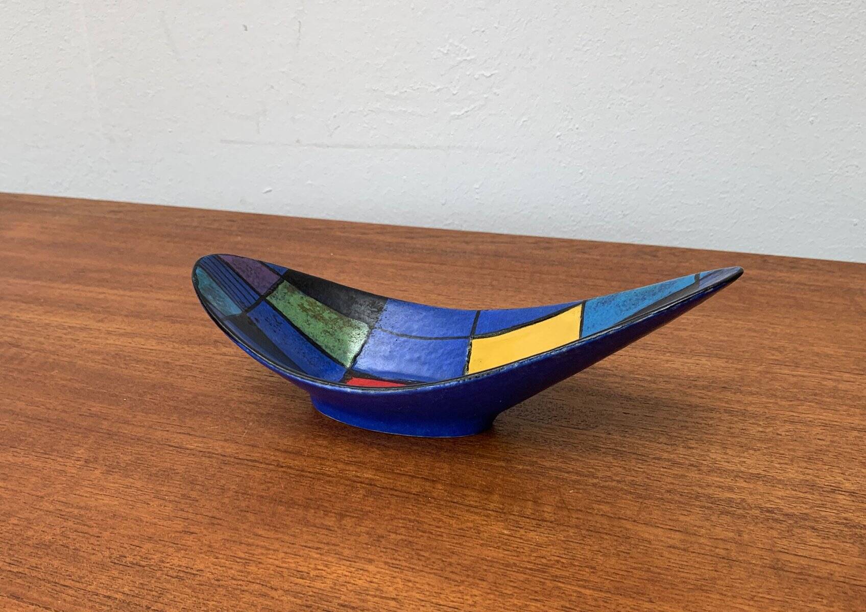 Bowl in West German pottery from the mid-century by Bodo Mans for Bay Keramik, 1960s.