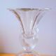 Vase verre pressé art déco