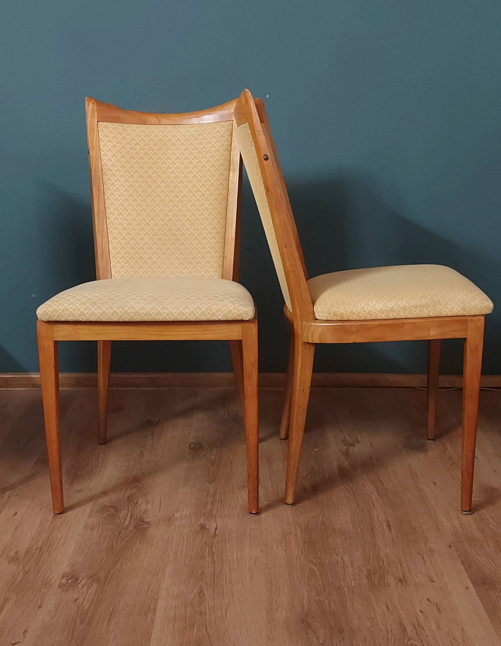 Ensemble de 4 chaises modernes, Danemark, années 1950