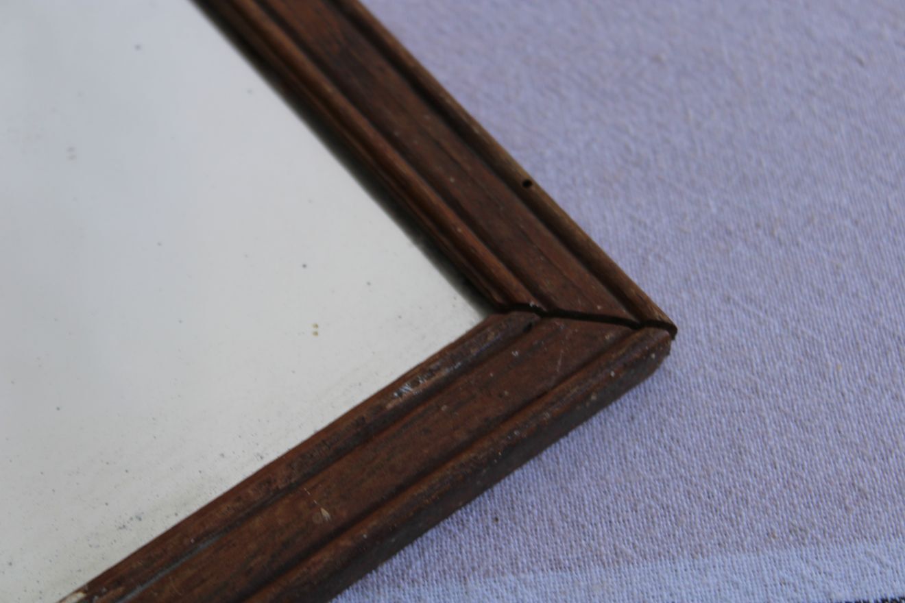 Wooden mirror