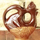 Ceramic rooster pitcher