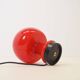 Vintage glass mushroom table lamp, 1960s