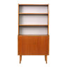 Vintage bookcase with hinged doors