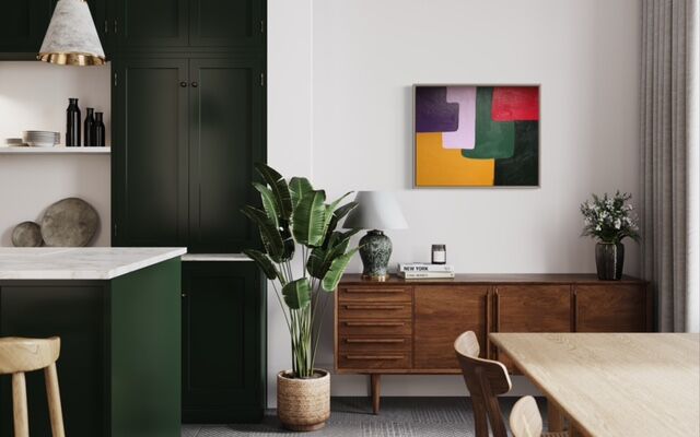 Colorful paint Petal