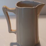 Beige art nouveau pitcher 19 century