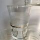ensemble de 6 verres à eau granité colorés années 1960