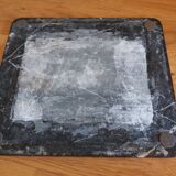 Black and white marble centerpiece top