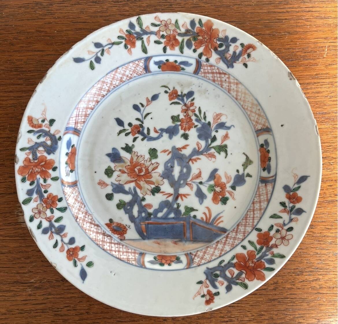 Imari plate - Kangxi - 18th century.