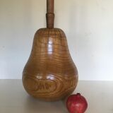 Solid wood lamp 1970