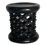 African ebonised Bamileke low stool, Cameroon, 1970s