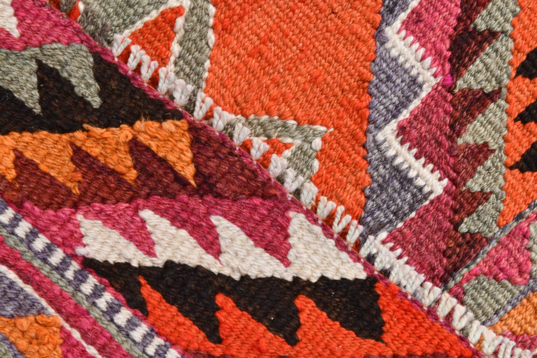 3x10 Vintage Persian Kilim Runner Rug, 97x299Cm