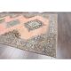 1960s Turkish hand-knotted runner rug 145x385