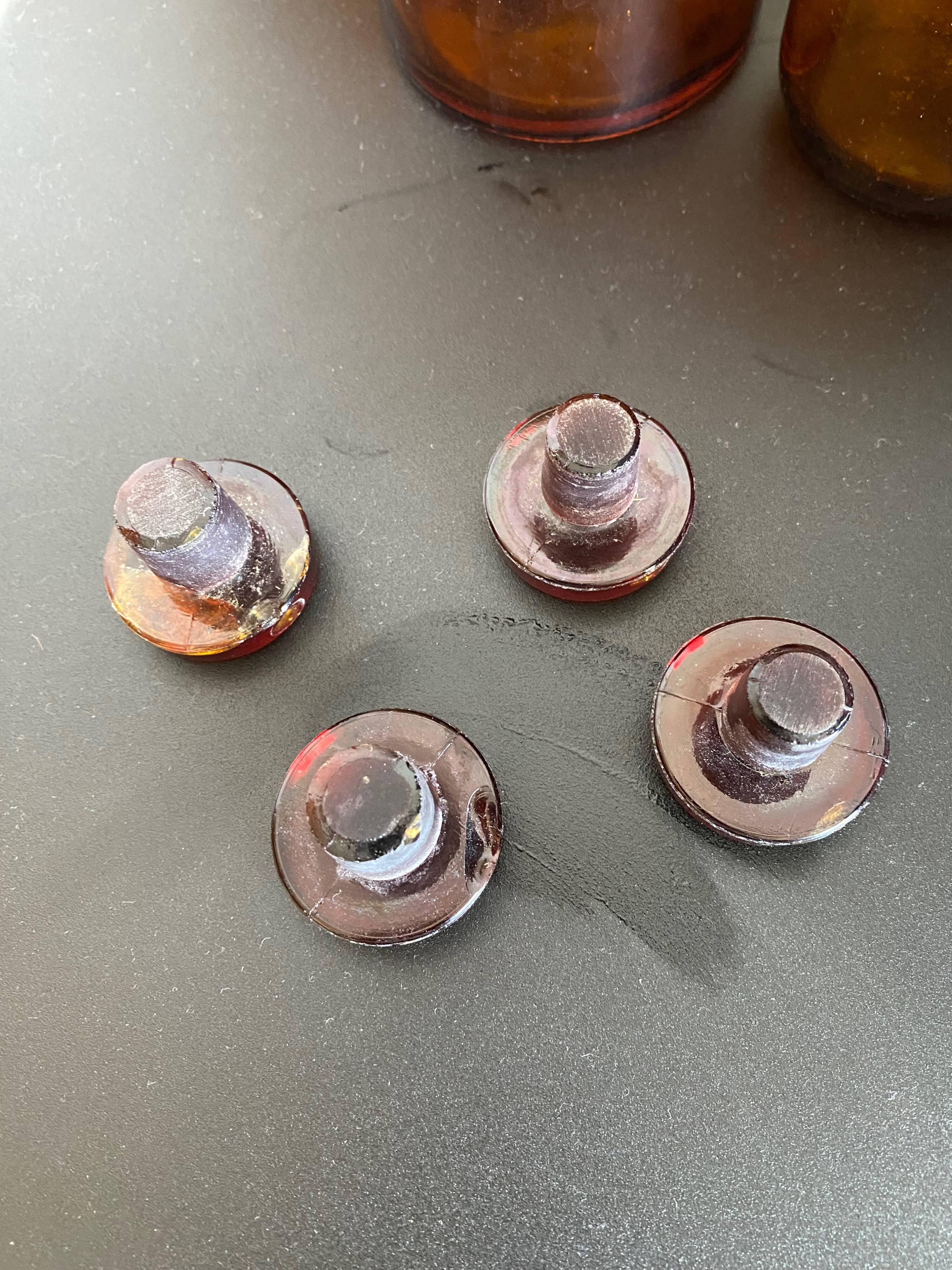 Lot of pharmacy jars