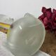 Vase in opaque glass paste