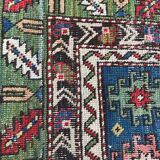Tapis ancien caucasien Chirwan fait main - 79x119 cm