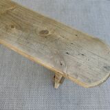 School bench in light, raw wood, 144 cm