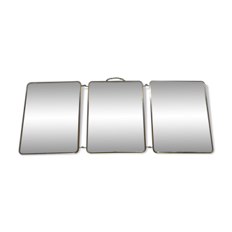 Mirror barbier triptych 67x27cm