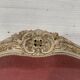 Louis XV style bench in lacquered and gilded beech, 20th century